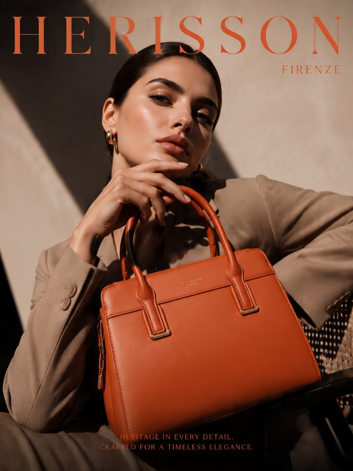 Burnt Orange Handtasche